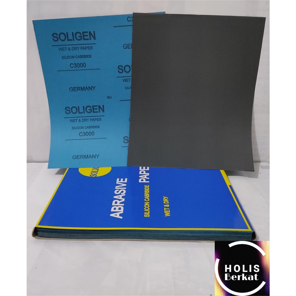 Amplas Duco SOLIGEN / Waterproof Abrasive Paper SLG (#3000) GERMANY