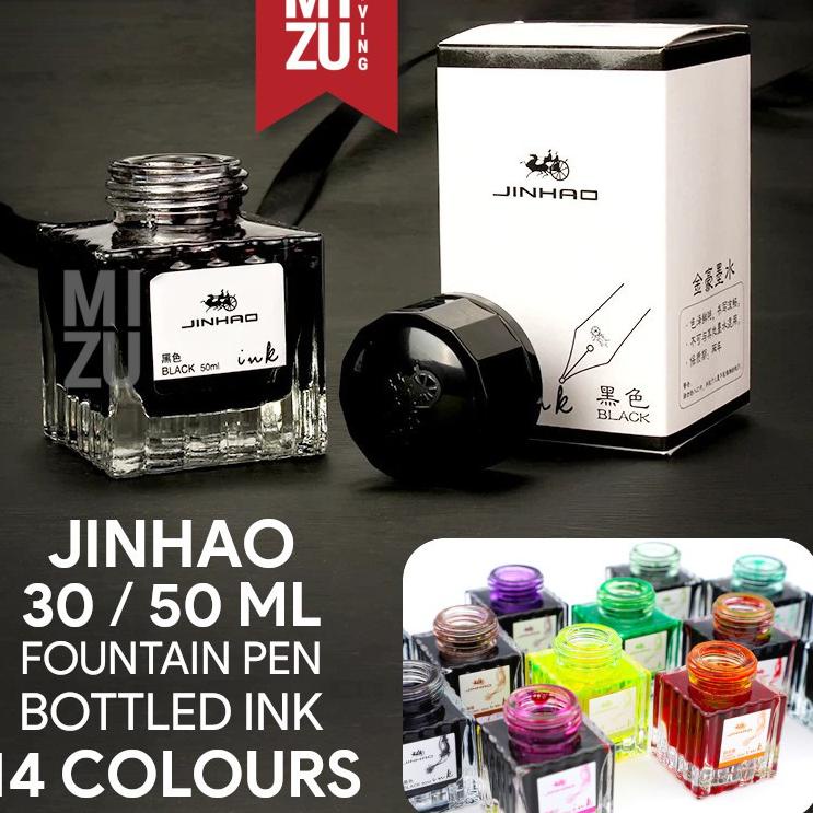 

Murah Minggu Ini JINHAO 5001 Fountain Pen Ink 30 / 50ML Bottle Tinta Fountain Pen Water Resistant Aman Untuk Pen