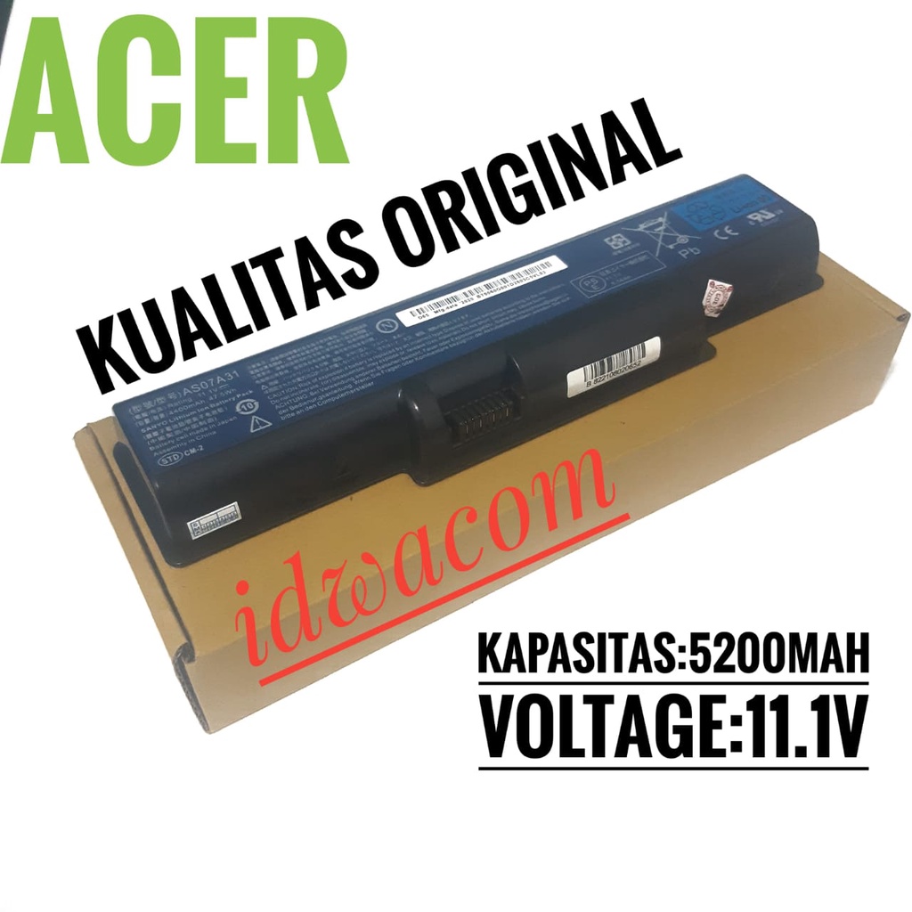 Baterai Batrai Original Acer Aspire 4710 4720 4730 4740 4710G 4710Z 4720G 4720Z 4720ZG