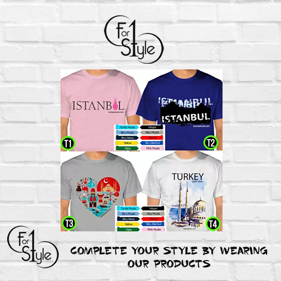 Kaos Turkey, kaos turkiye, kaos turki, baju turki, baju turki modern, baju istanbul