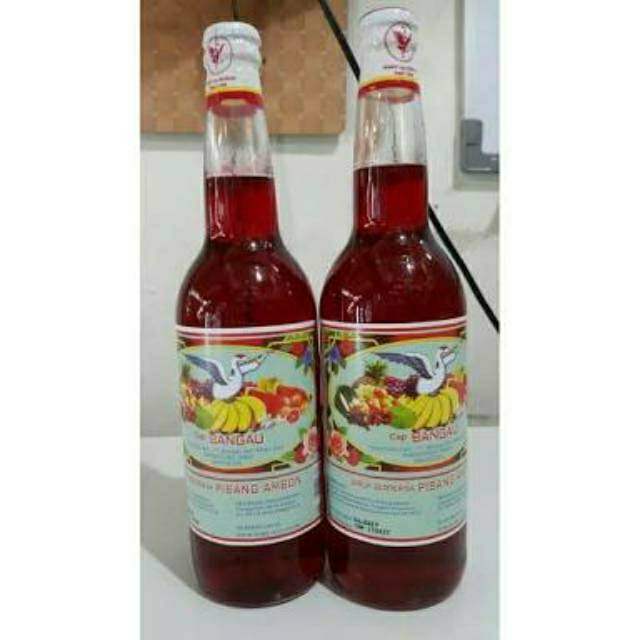 

Sirup Bango pisang Ambon kemasan botol