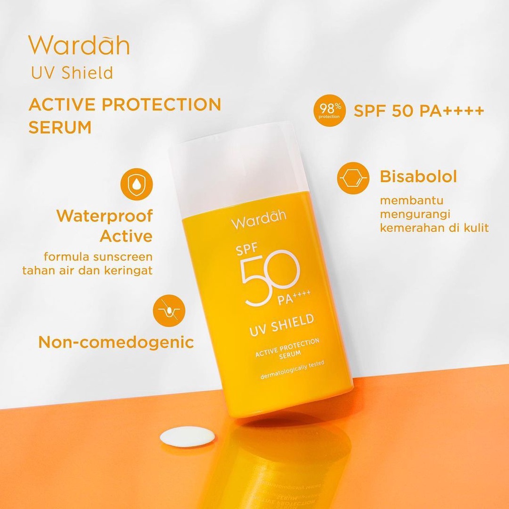 Wardah UV Shield Active Protection Serum SPF 50 35 ml / Wardah UV Shield