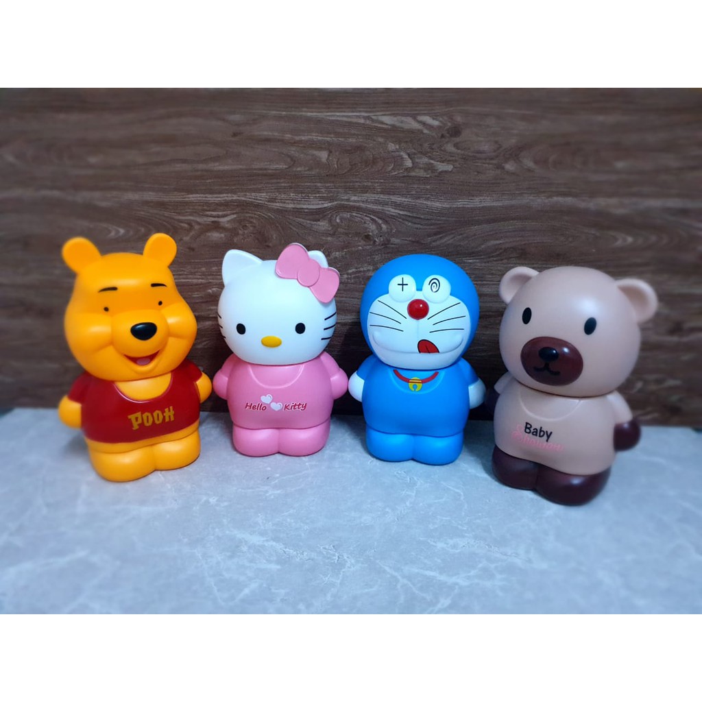 BABEE CELENGAN KOIN ANAK KARTUN DISNEY / BANK BOX PAJANGAN DISNEY / SAVING BOX KADO EMON POOH KITTY