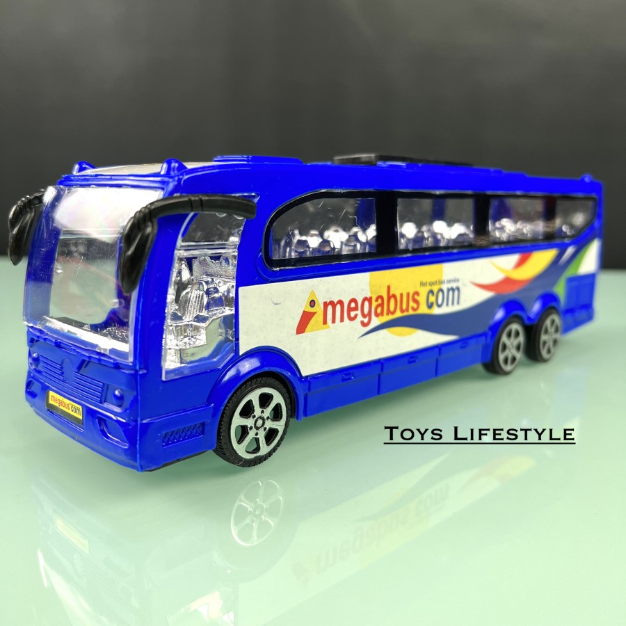Mainan Mobil Bus Public Bus Mega Bus School Bus Diecast (MURAH)