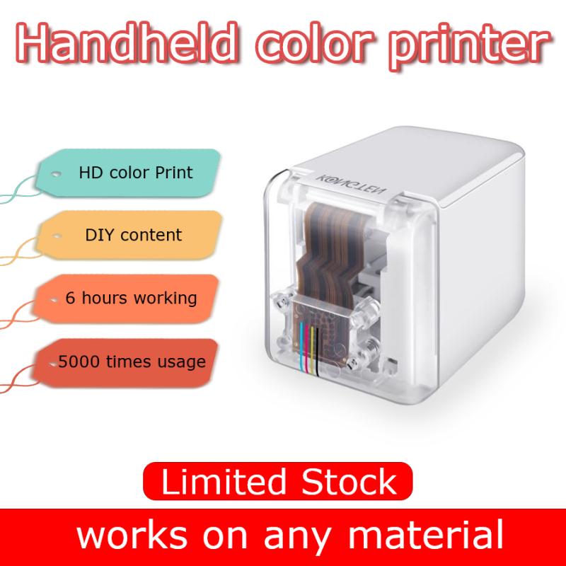 

Mobile Mini Color Printer, roid Bluetooth Usb Mbrush Handheld Printer with Wifi