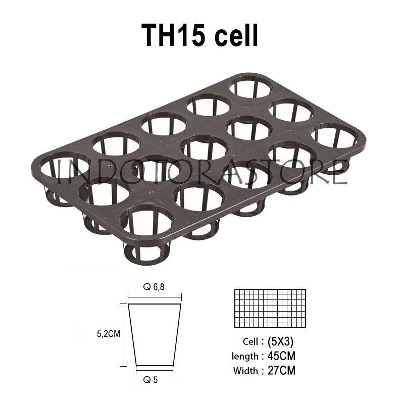 Tray Semai / Pottray / Seedling Tray TH15 Anggrek