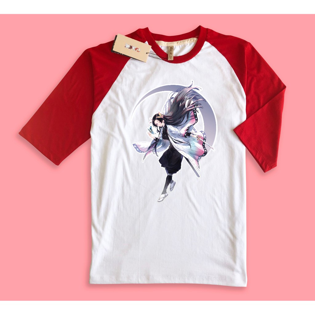 Kaos Raglan Anime Kimetsu no yaiba Kanae Kocho