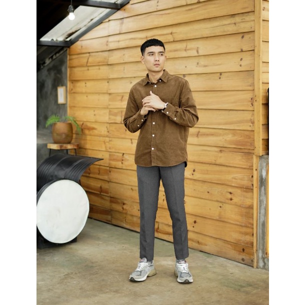 GOODETHICS - Celana  Bahan Formal Pria Slimfit