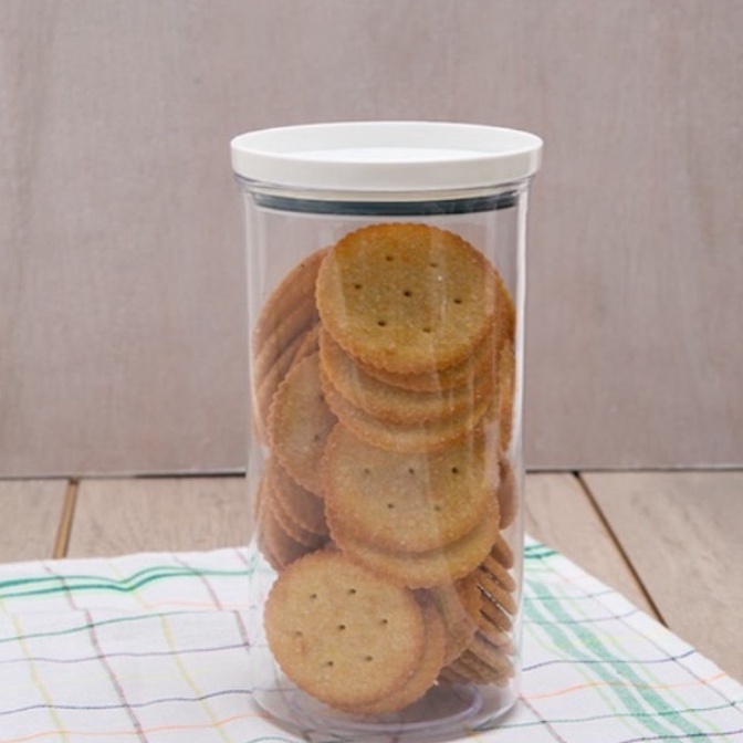 Toples Plastik Penyimpanan Makanan Cemilan Snack Food Storage Kedap Udara