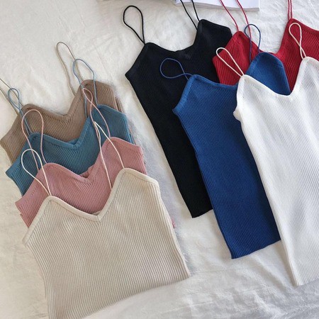 TANK TOP KAMISOL / TANG TOP ATASAN / TANKTOP POLOS KAMISOL-1