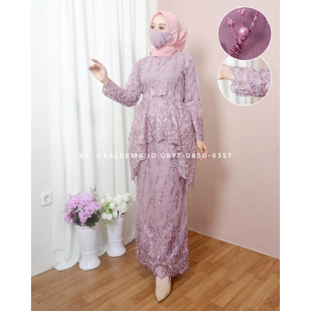 kebaya Set Rok Aira, kebaya Bridesmaid, kebaya pesta, kebaya lamaran