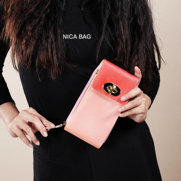 TAS SELEMPANG DOMPET WANITA / DOMPET HP TAS SELEMPANG WANITA MODEL TERBARU DOMPET HP TALI PANJANG