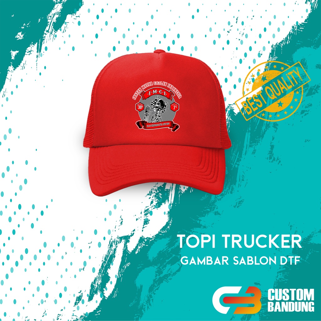 Topi Trucker IMCI Topi Jaring GBR Pria Wanita Bisa COD Original High Quality