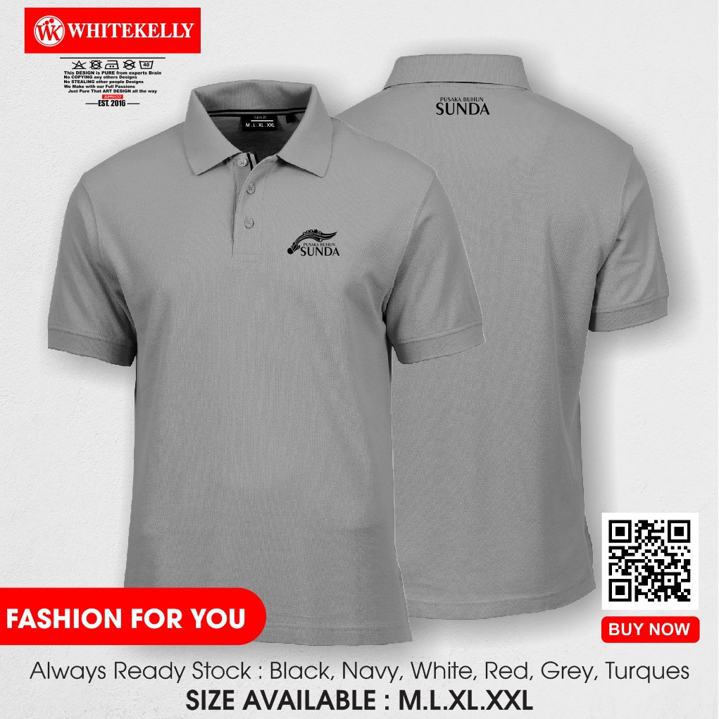 PROMO... Poloshirt Polo Kaos Kerah Termurah Urang Sunda Pusaka Buhun KujanG