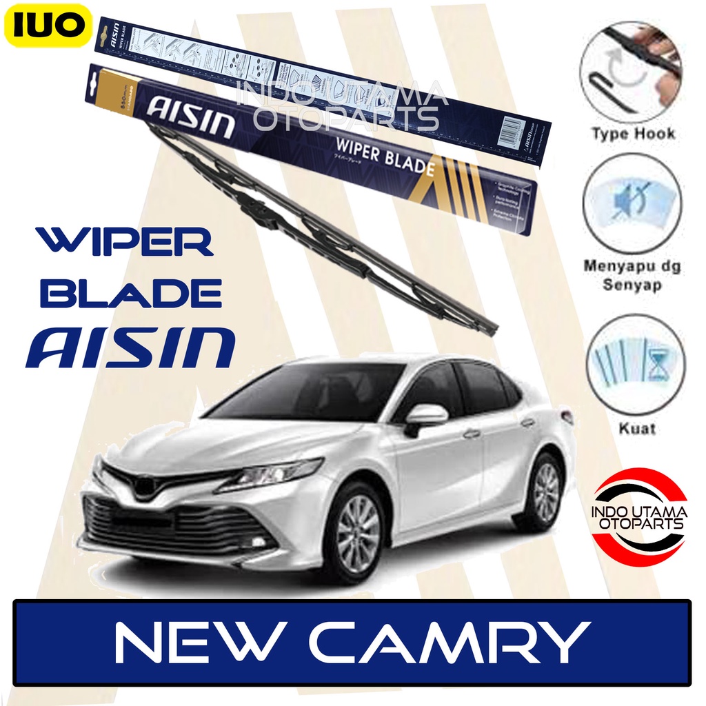 Wiper Mobil Toyota New Camry AISIN Sepasang 20-24&quot; ORIGINAL