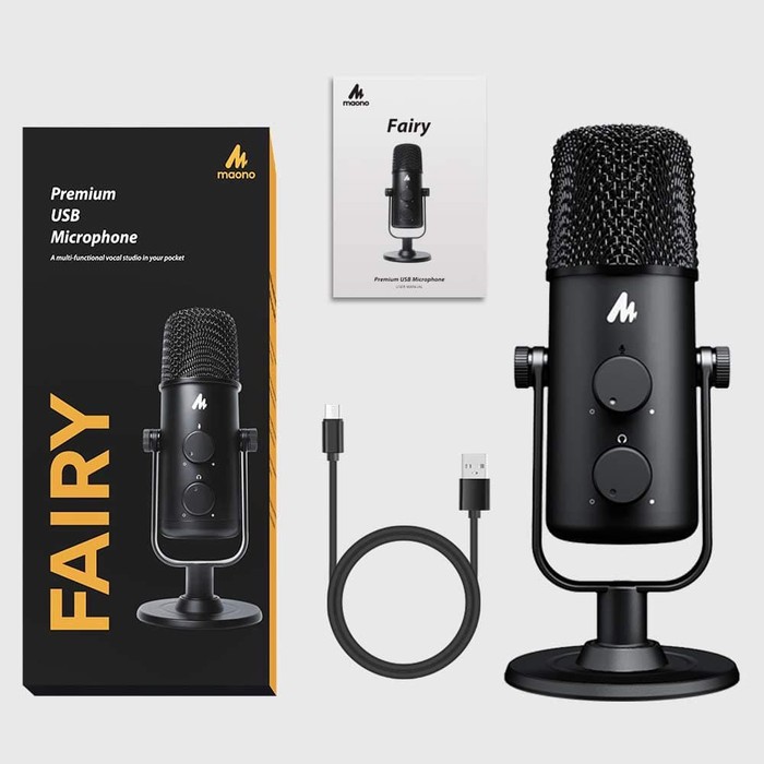MAONO FAIRY AU-903 USB Condenser Microphone Podcast Zoom Recording