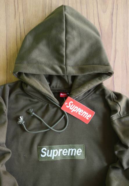 supreme army hoodie