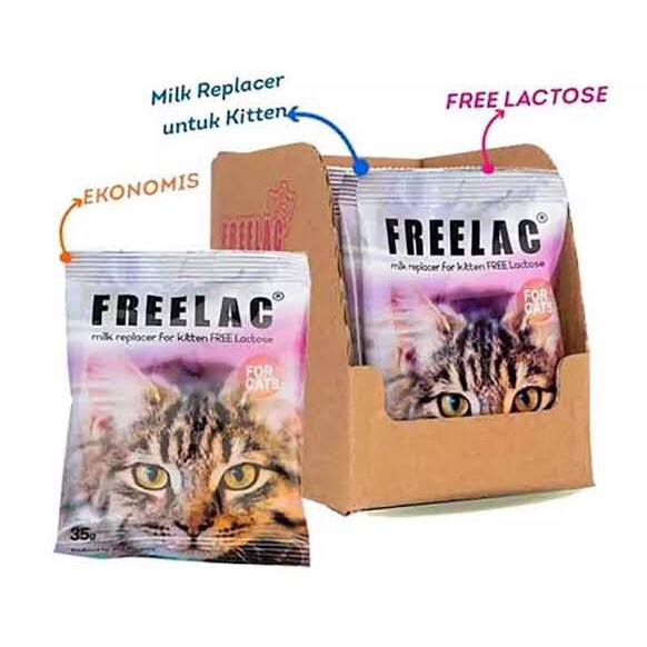 Freelac milk replacer Susu anak kucing