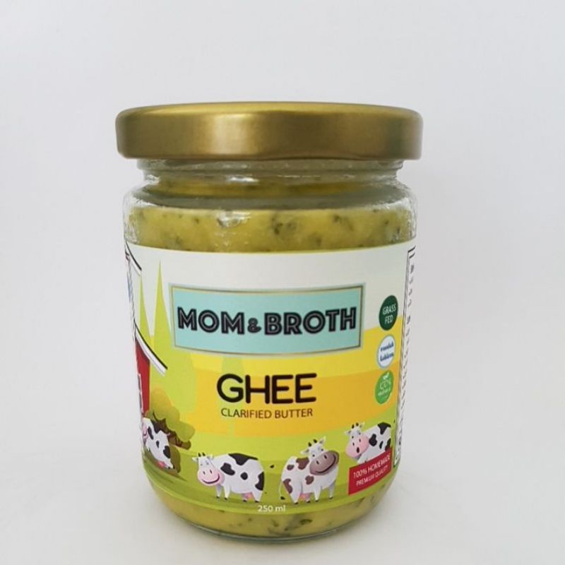 

Garlic Ghee Butter Mom & Broth 250ml BB Booster mpasi anak bayi / Garlic butter / ghee clarified butter / garlic butter organik /mentega organik / penambah berat badan anak / weight booster