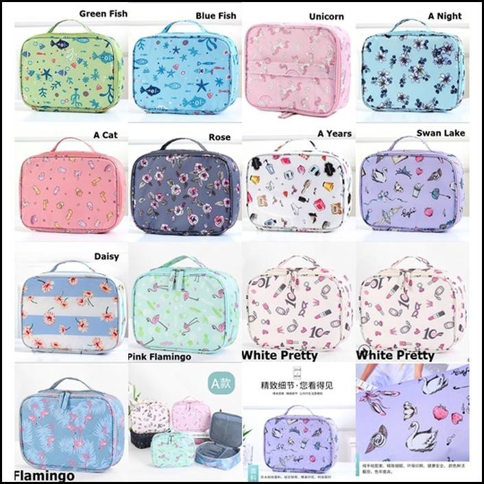 Tas Travel Tas Kosmetik Jumbo Aneka Motif Travelling Organizer Model Korea