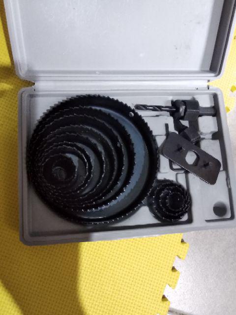 Holesaw Kit Set Mata Bor Hole Saw Hidroponic Lazaro Set 16pcs