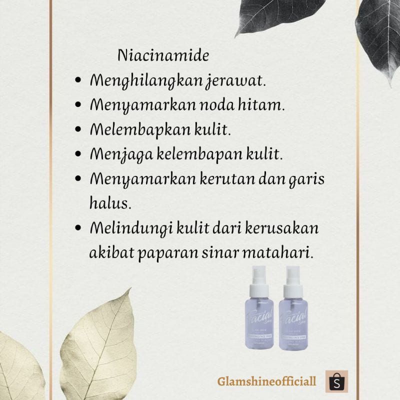 FACIAL SPRAY GLAMSHINE