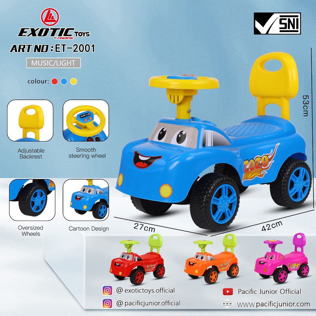 TOLOCAR/RIDE ON TOYS/MOBILAN ANAK ET-2001 EXOTIC
