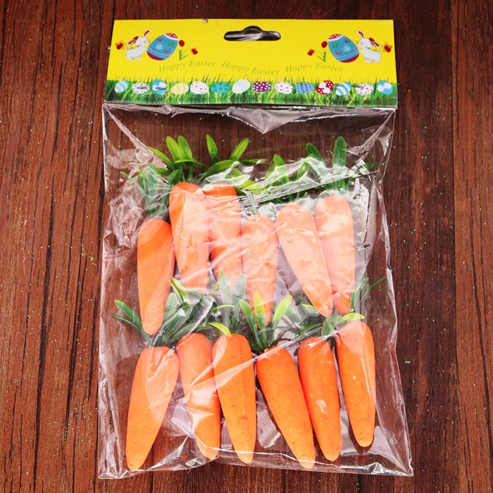 

Aksesoris dekorasi easter eggs paskah mini carrot wortel foam hampers