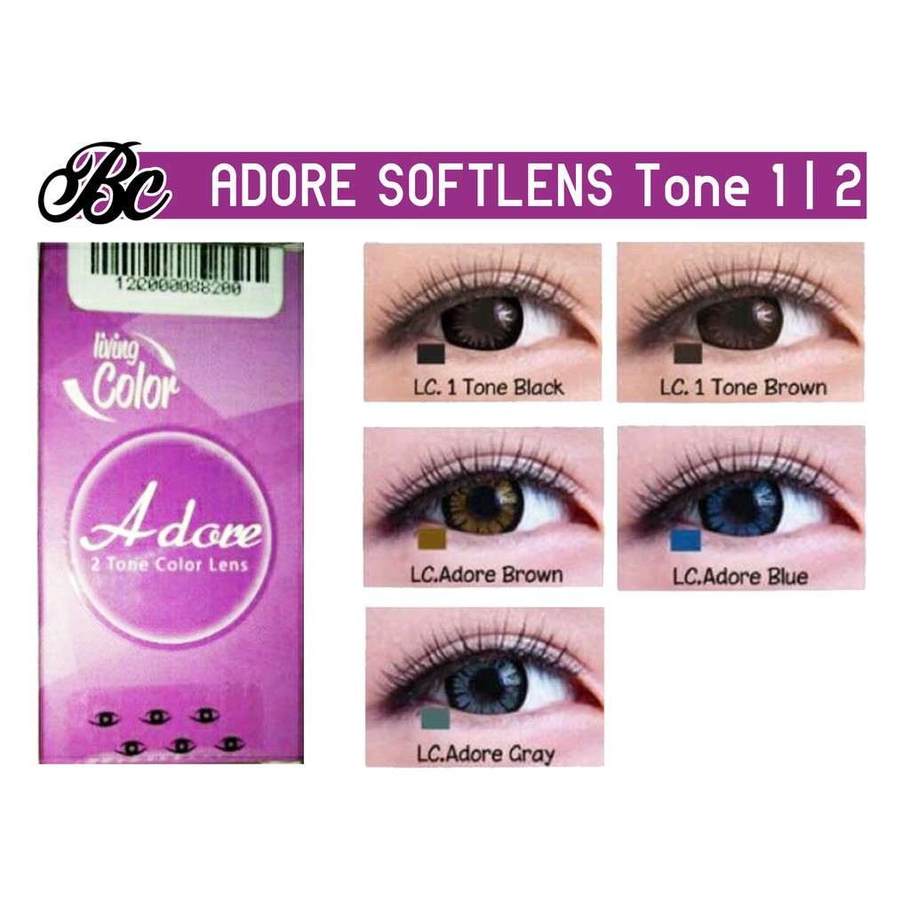 ❤ RATU ❤ Softlens Adore Normal | Soflens Adore By Living Color Big Eyes Dia 14.4mm