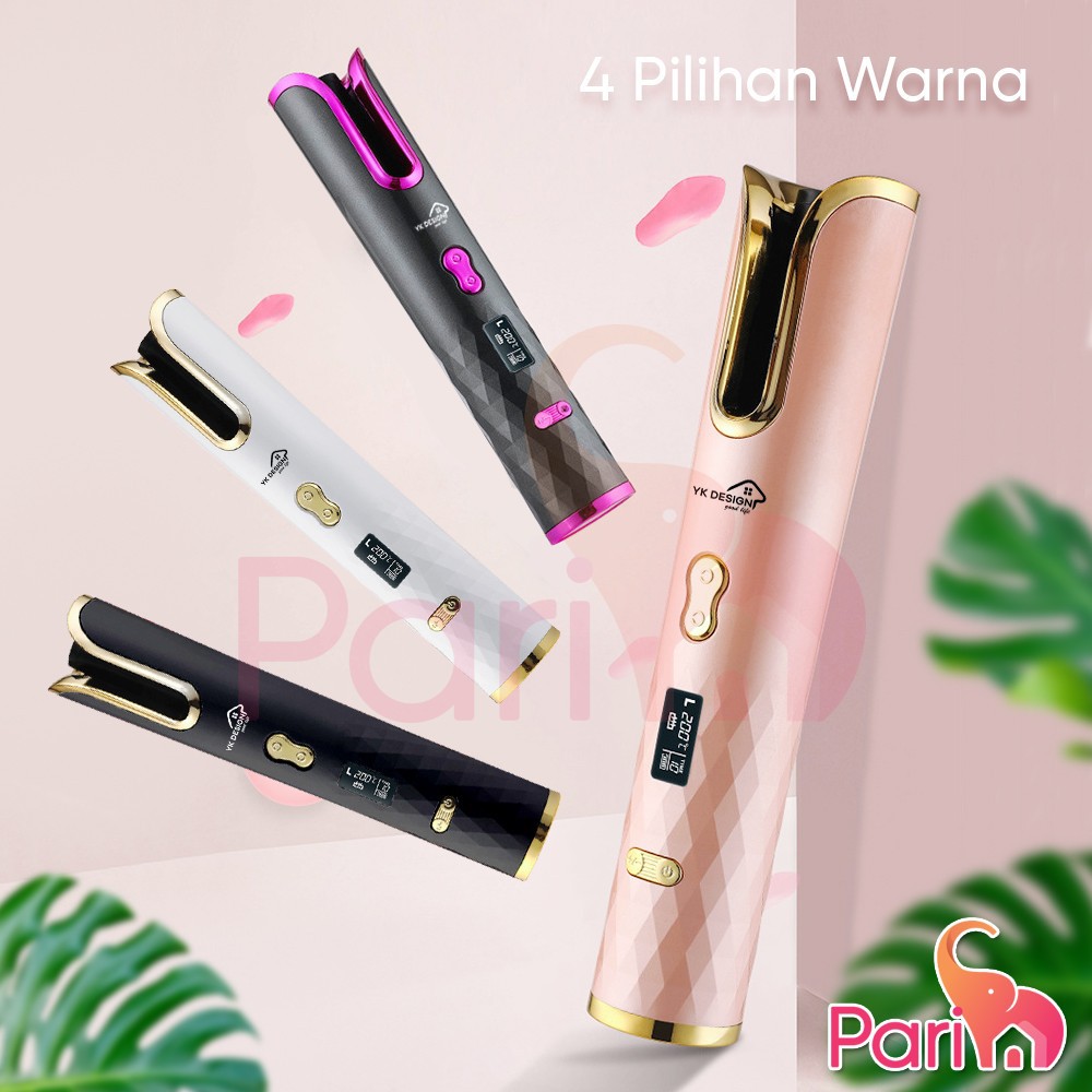 Catokan Pengeriting Rambut Catokan Keriting Portable Otomatis Magic Curler Mercury Hair Styler YK-1623