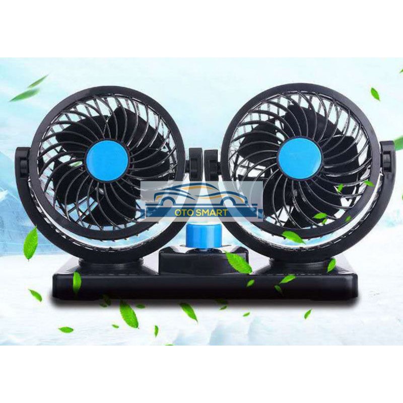 Kipas Angin Mobil 12V &amp; 24V &amp;USB 5V Double Fan Dan Single Fan Aksesoris Mobil Interior