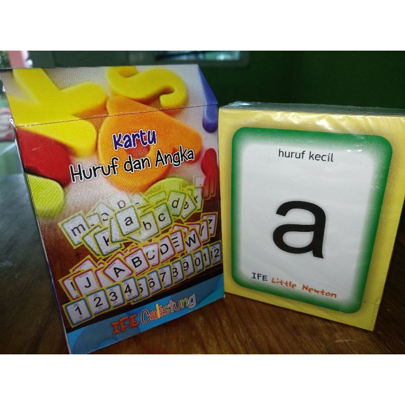 Kartu Huruf dan Angka IFE Calistung