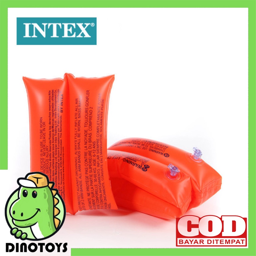DINOTOYS - Ban Lengan Pelampung Tangan Anak Intex 59640 Pengaman Anak Berenang
