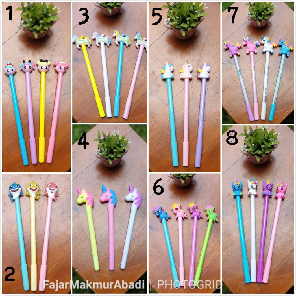 

Pulpen / Pulpen Unicorn / Pulpen Superhero / Pulpen Karakter / D012
