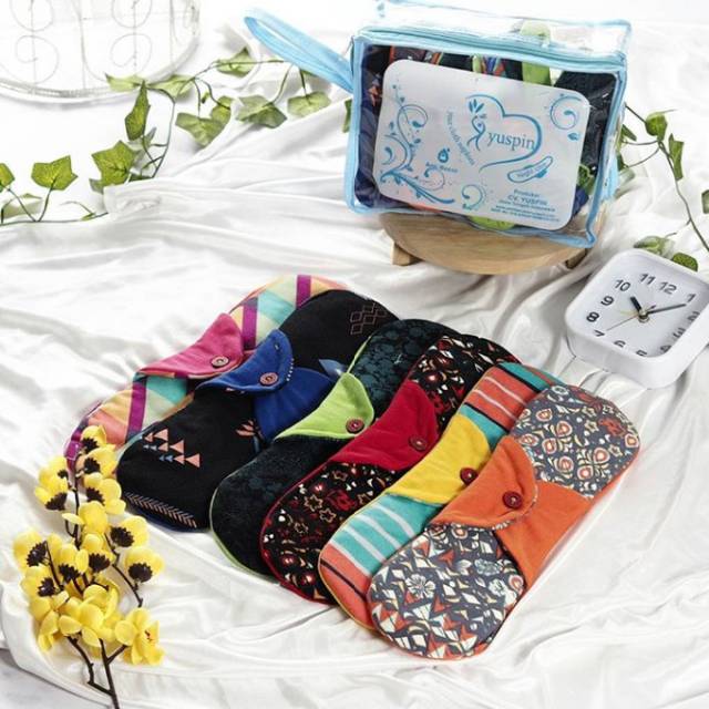 Pembalut Kain/ Pembalut Wanita/ Pembalut Kain Yuspin/ Paket Reguler Night Use