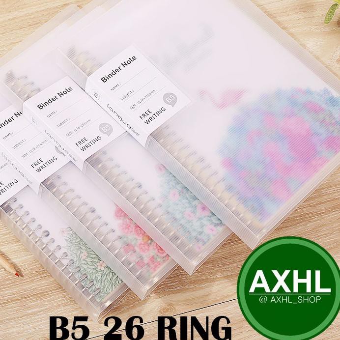 

Yang Terbaik The Floral Planets File Binder B5 26 Ring Sampul Plastik Tahan Air Basah Buku Penyimpan