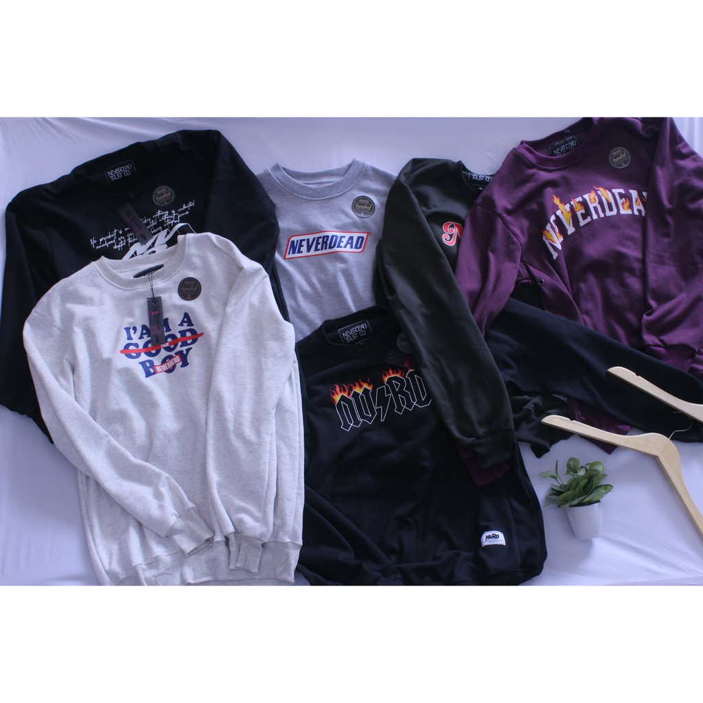 CREWNECK DISTRO NEVERDEAD ORIGINAL