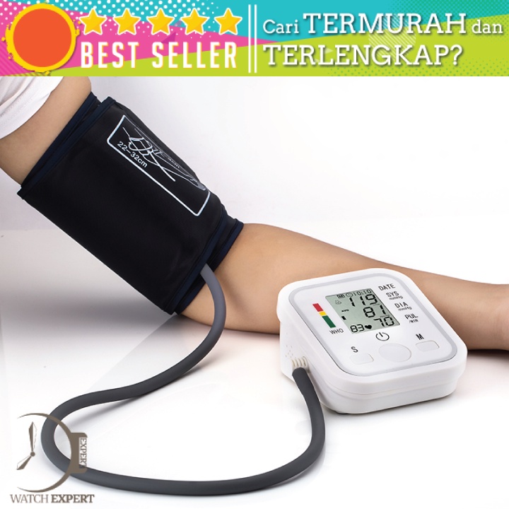 Bisa COD Alat Pengukur Tekanan Darah Tensi Darah Electronic Sphygmomanometer - TaffOmicron B869