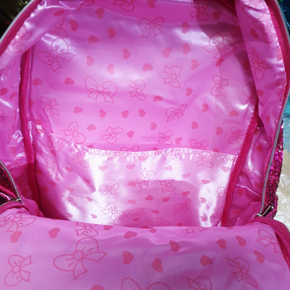 TERBAIK CUCI GUDANG TAS RANSEL /Backpack Sekolah / Fashion SD / Remaja Gambar KUDA Pony Sequin Usap IMPORT16inch