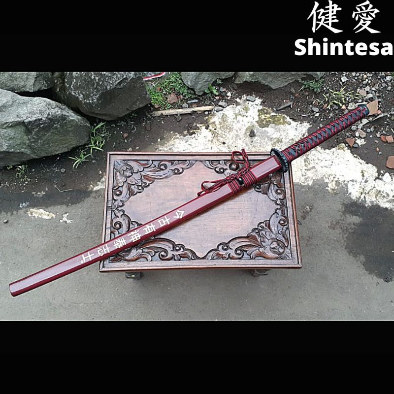 Jual Katana Samurai Pedang Jepang The Last Maroon Baja Strip Shopee