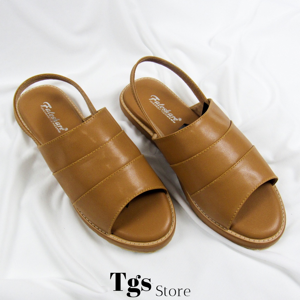 Sandal flat wanita spon tali  NG-10