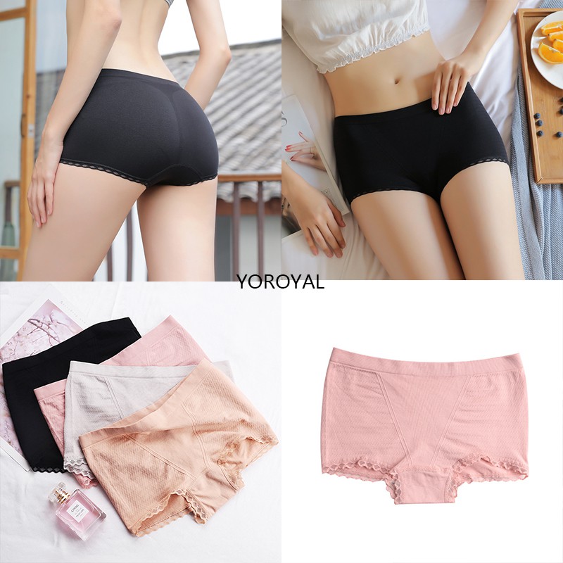 YOROYAL Celana Dalam Wanita Polos Bahan Modal CD Anti Selip nyaman dipakai Y115