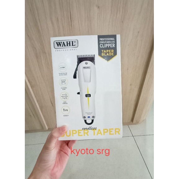 Clipper Wahl super taper cordless ORIGINAL