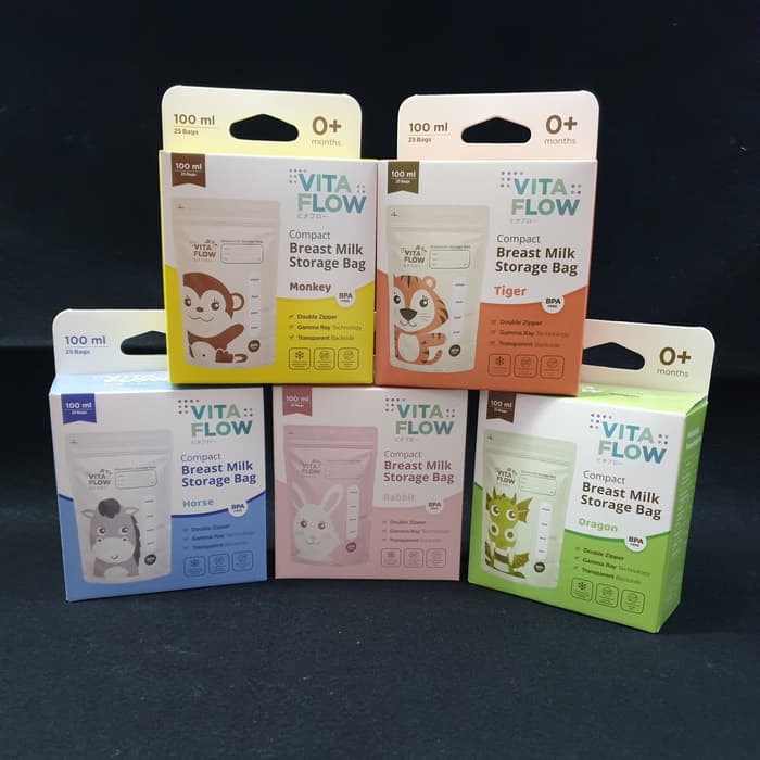 Vitaflow Breast Milk Storage Bag / Kantong Asi 150ml