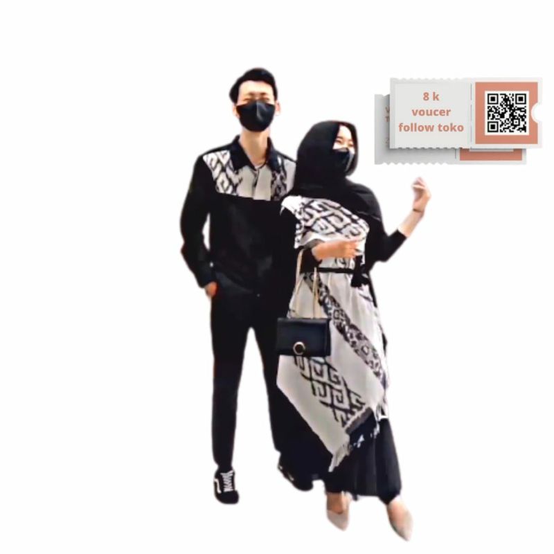 READY STOCK - couple tenun - baju seragam tenun - baju tenun kondangan - couple tenun kondangan