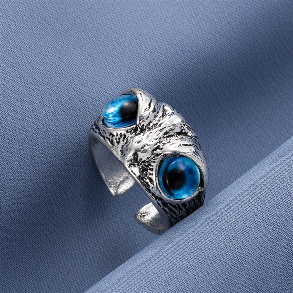 Vintage Punk Animal Geometry Open Knuckle Ring For Female Male Owl Snake Butterfly Metal Charm Ring Fashion Jewelry