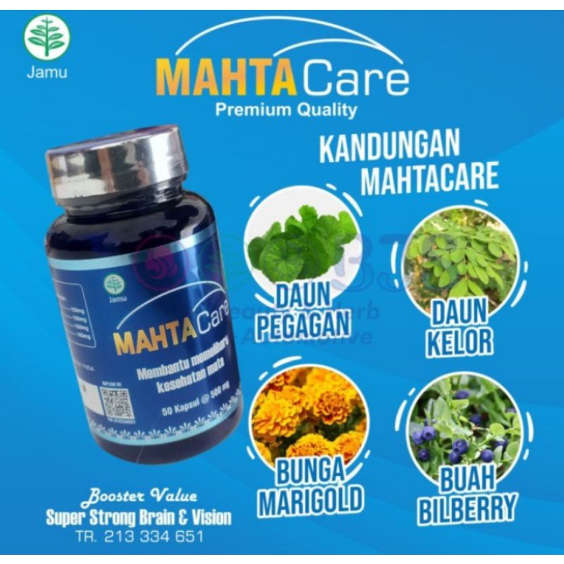 ORIGINAL MAHTA CARE - Suplemen / Obat Kapsul Mata ORIGINAL