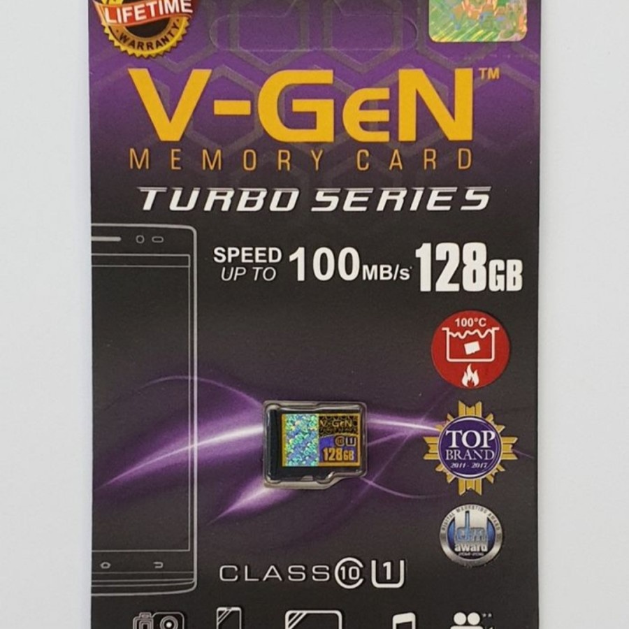 Micro SD V-Gen 128GB Turbo Series 100% ORIGINAL