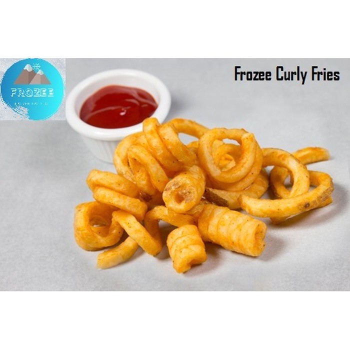 

French Fries Curly / Kentang Goreng Curly / Curly Fries / Twister French Fries 1 KG