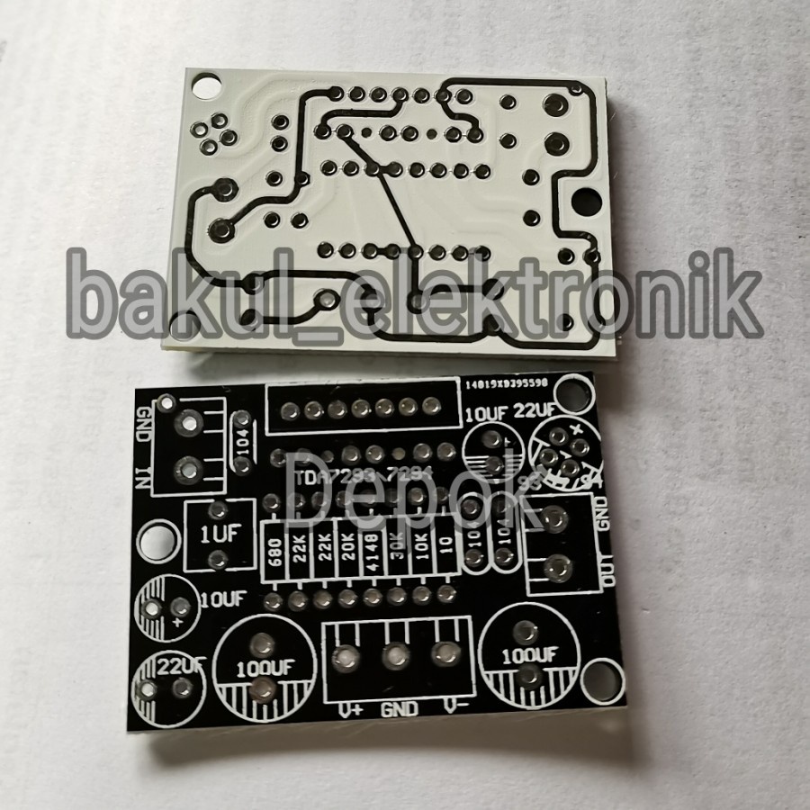 Pcb power 100w tda 7294 / tda7293